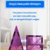 Toyzal Magnatix 72 Parça Manyetik Yapı Oyuncak Seti – Büyük Set Eğitici Mıknatıslı STEM Oyuncak
